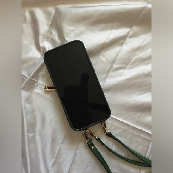 iPhone 13 Wallet Case Crossbody, dark green 
For 6.1” - Picture 2 of 14